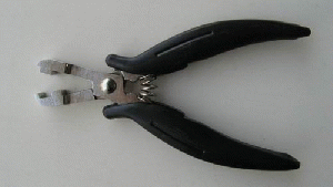 hair plier C hair pulling needle hair mirco ring hair shrink tube  