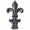 wrought iron fence parts from QINGDAO OUGUAN WROUGHT IRON CO., LTD., BEIJING, CHINA